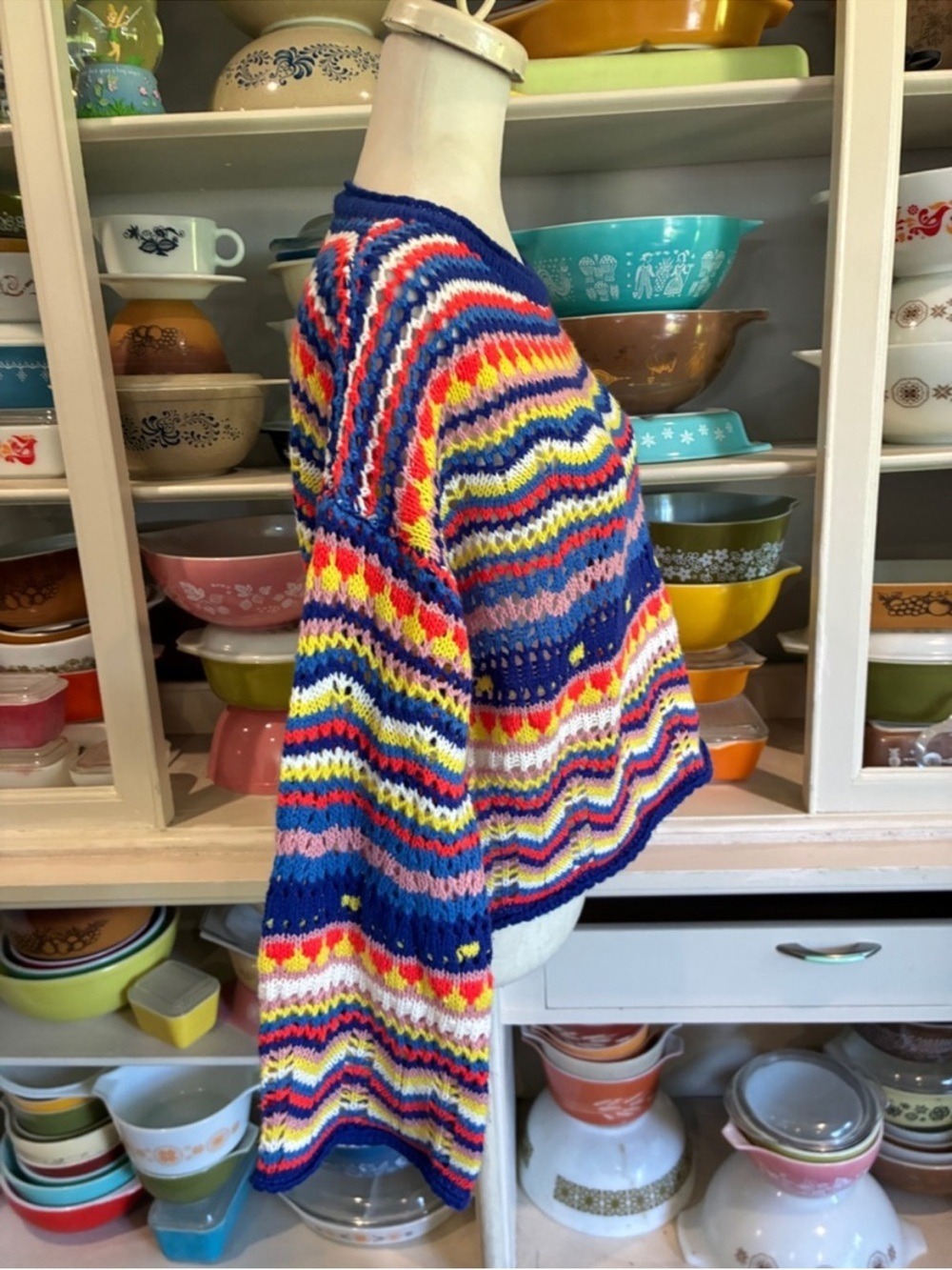 Beginning Boutique Bold and Beautiful Crochet Sweater - Size Small/Medium - Picture 8 of 14